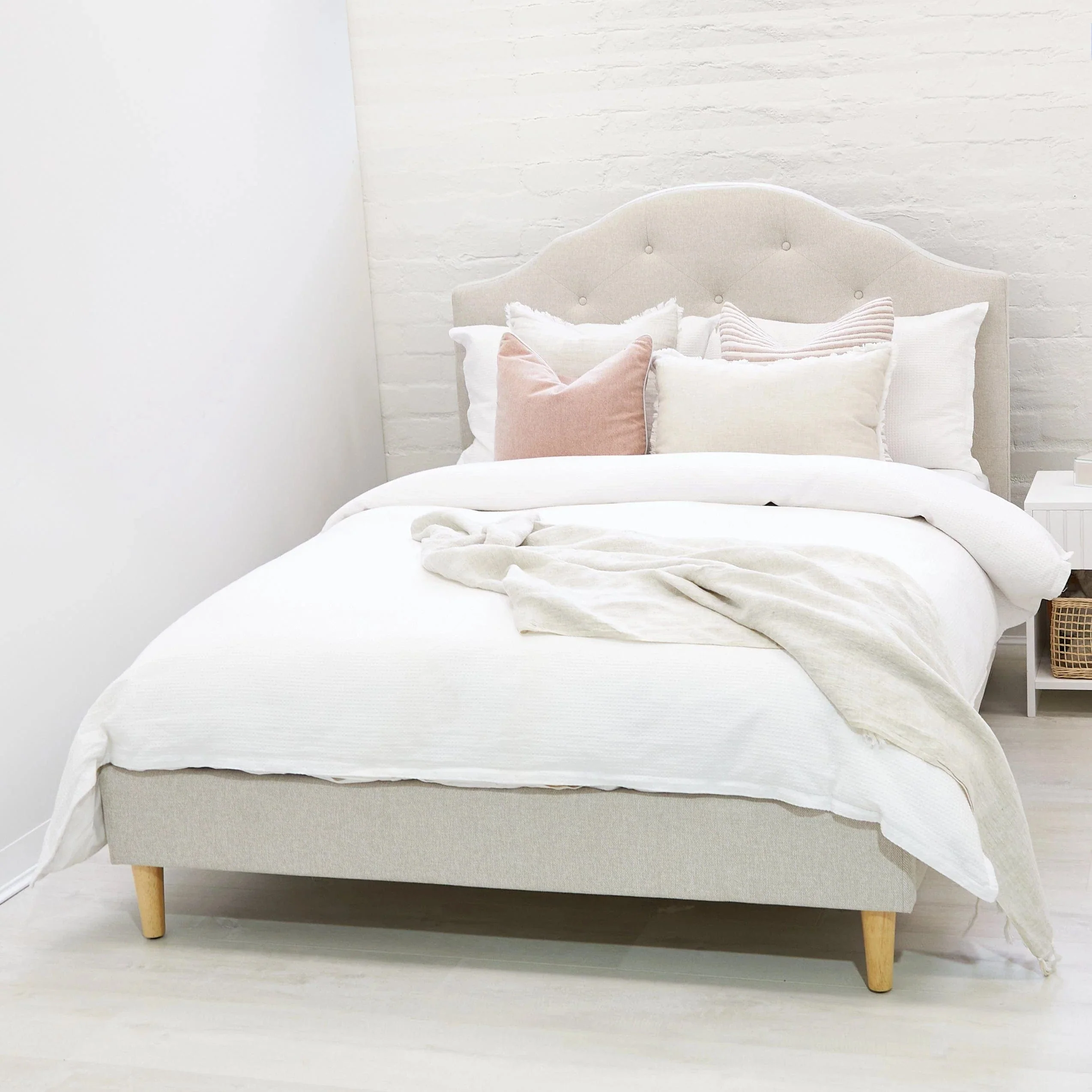 MIA Double Upholstered Bed - Image 3