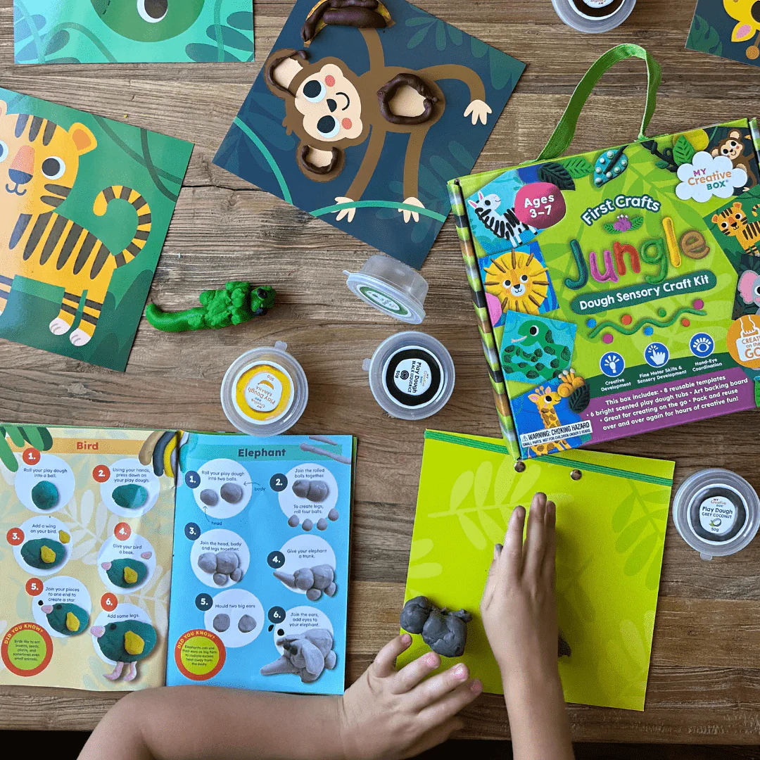 My Creative Box Jungle Dough Sensory Craft Box - Image 3