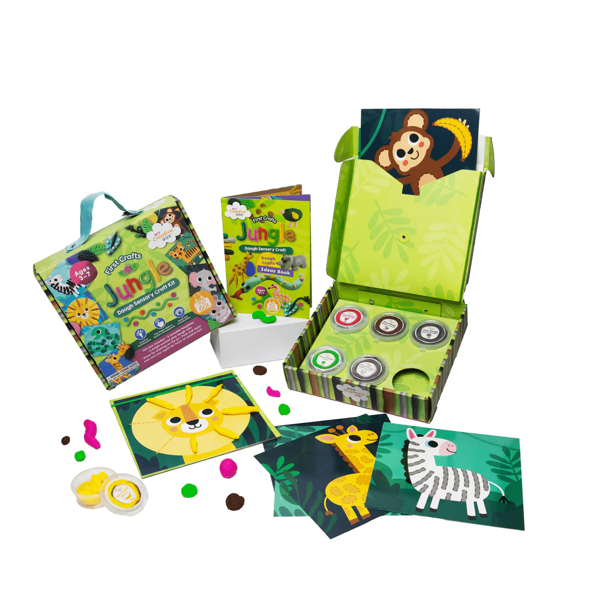 My Creative Box Jungle Dough Sensory Craft Box - Image 4