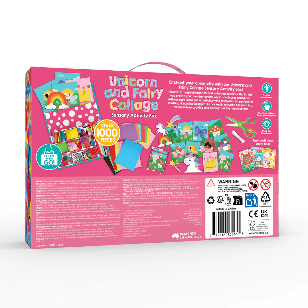My Creative Box Unicorn and Fairy Collage Activity Box - Image 3