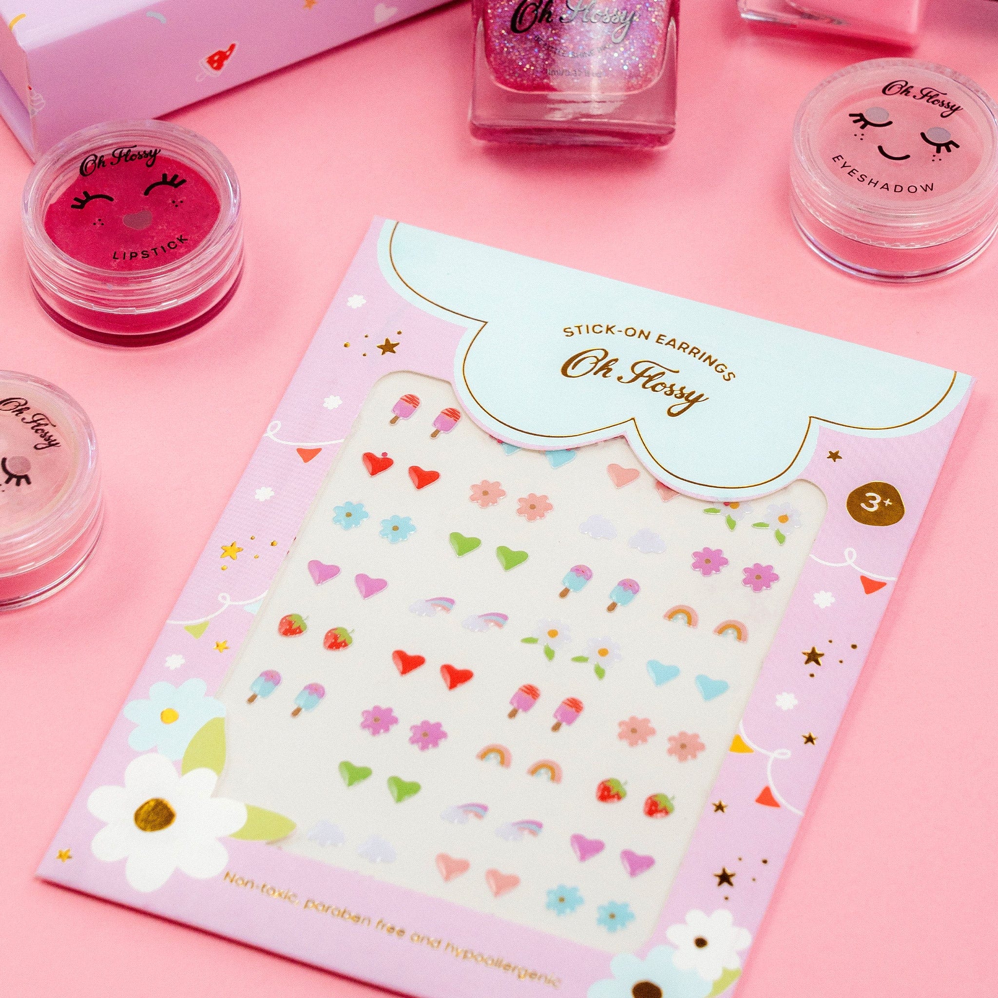 Oh Flossy Kids Stick-On Earrings - Image 3