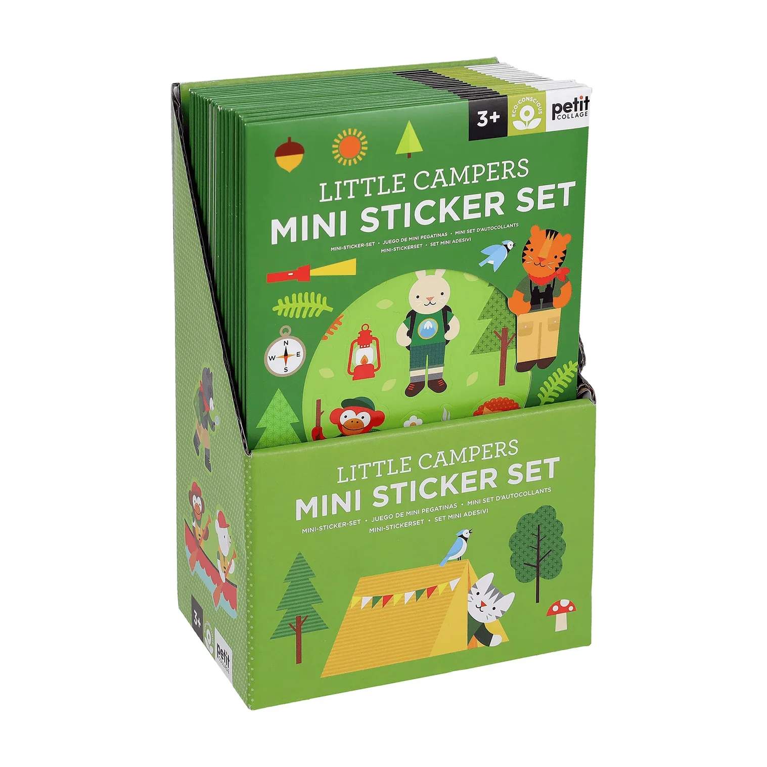 Petit Collage Mini Sticker Set: Little Campers - Image 9