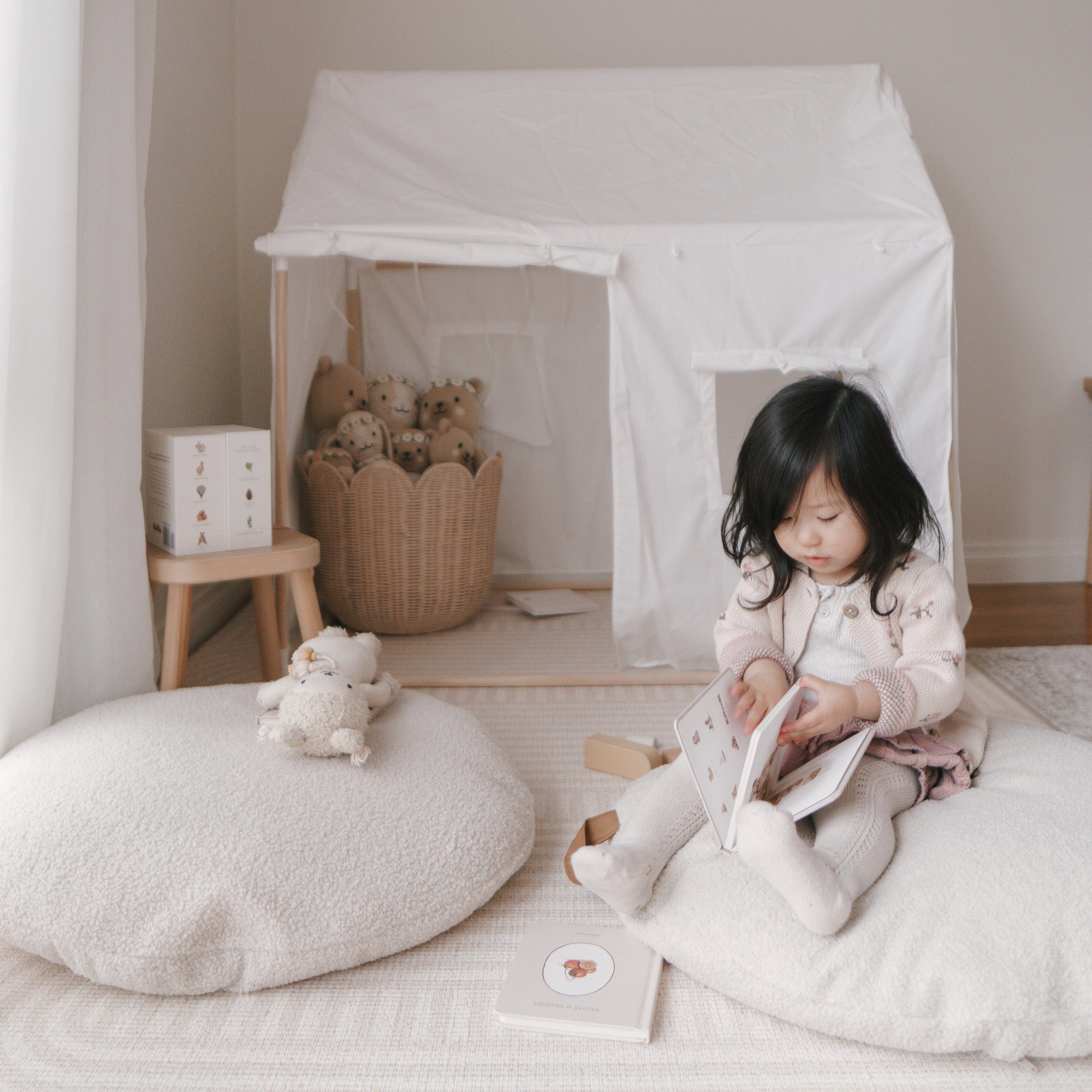 Playhouse Tent with 2pcs BAYLEY Boucle Cushions Bundle - Image 11