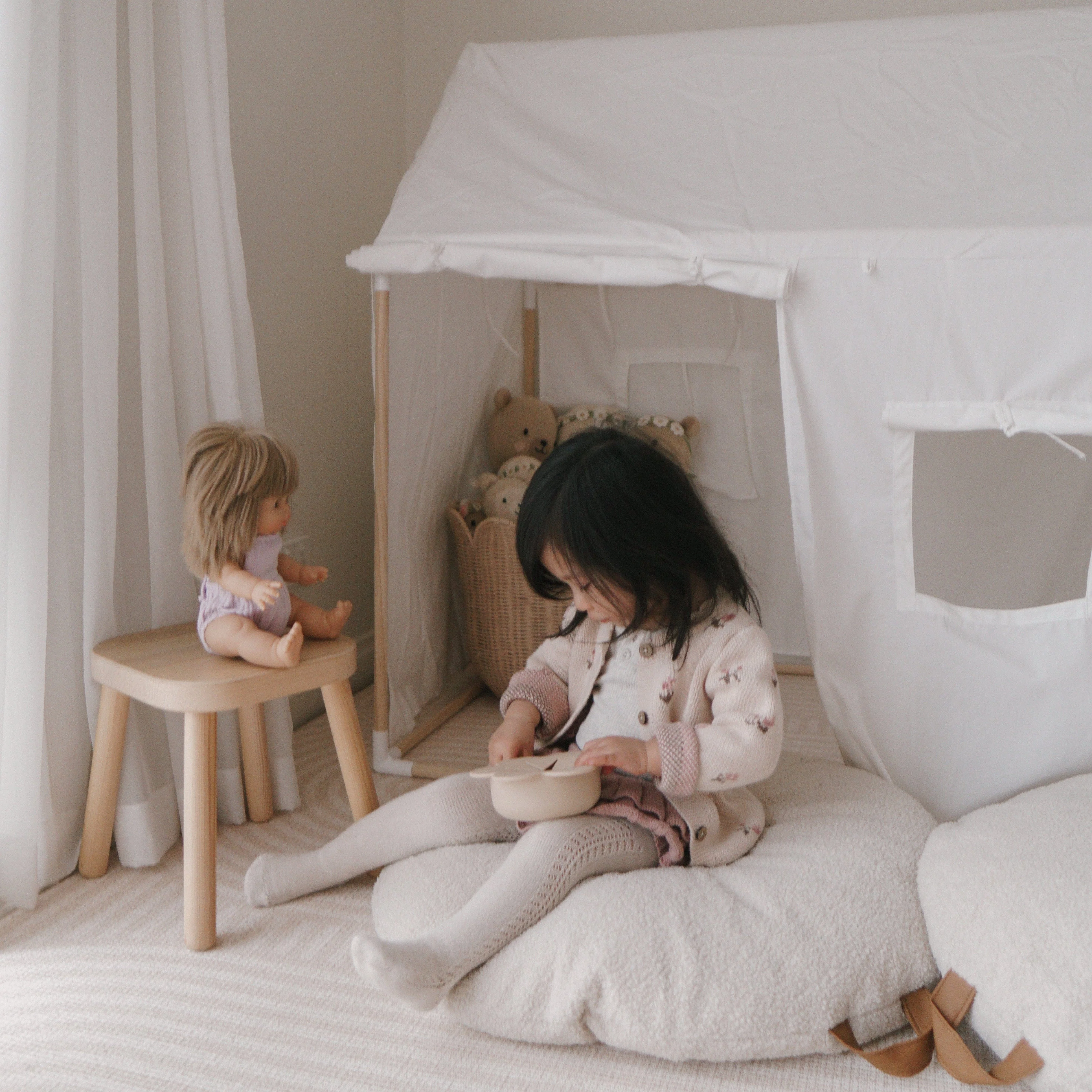 Playhouse Tent with 2pcs BAYLEY Boucle Cushions Bundle - Image 12