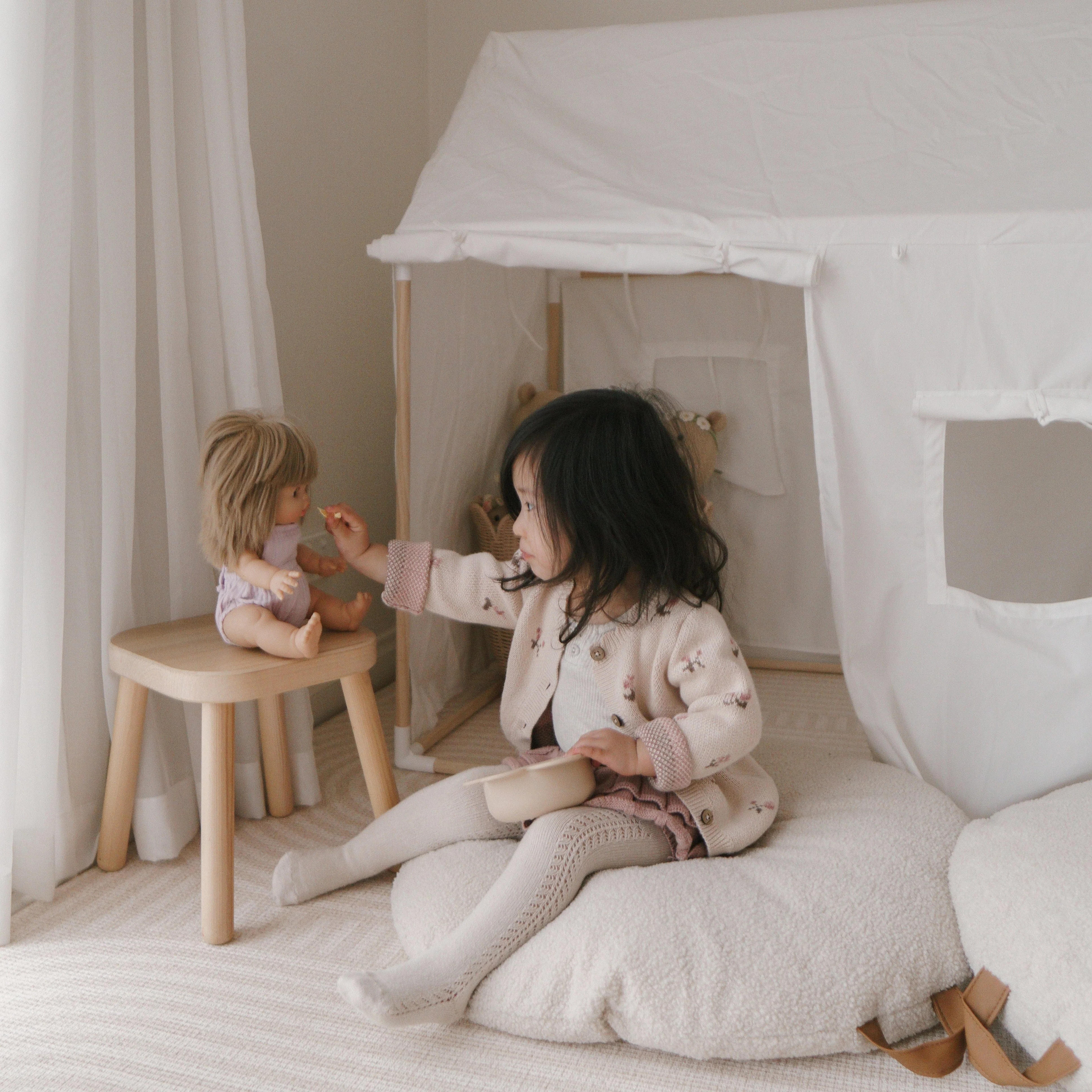 Playhouse Tent with 2pcs BAYLEY Boucle Cushions Bundle - Image 13