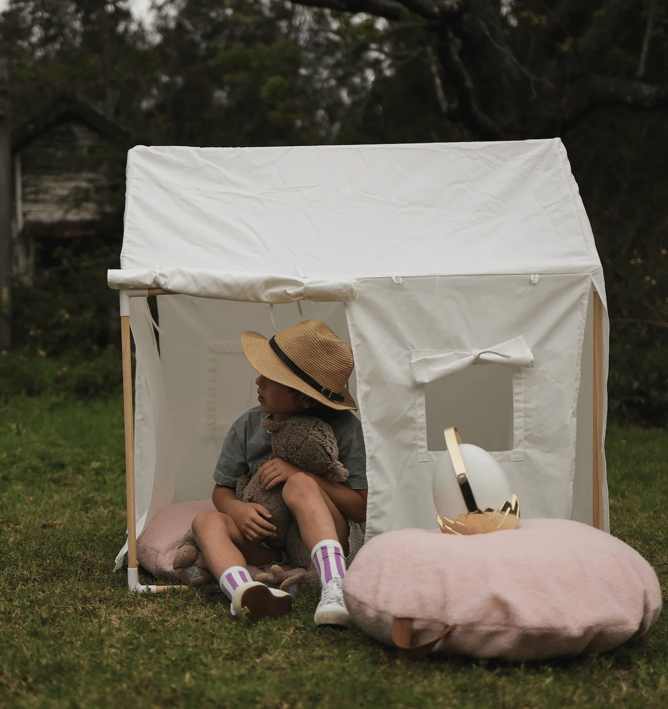 Playhouse Tent with 2pcs BAYLEY Boucle Cushions Bundle - Image 7