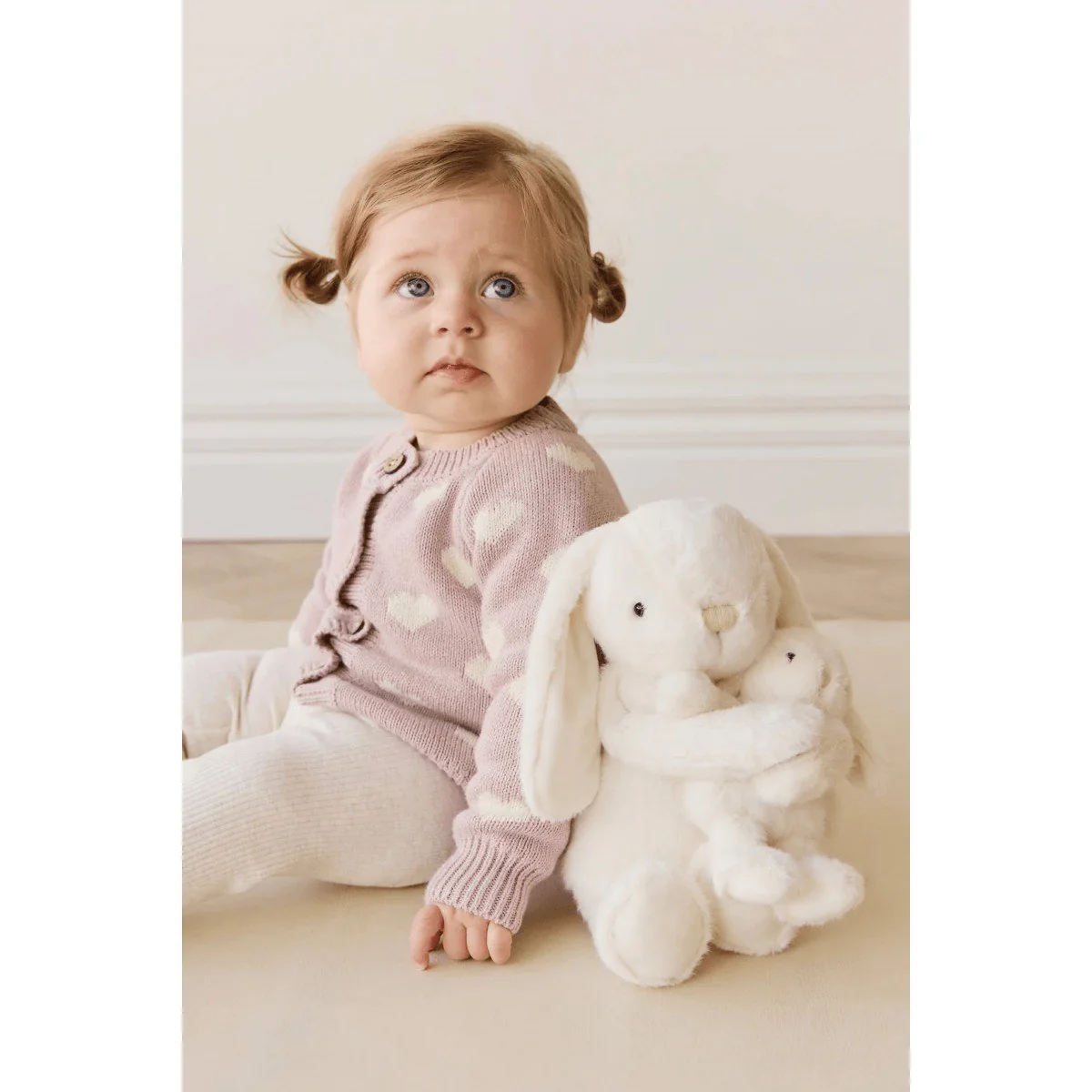 Snuggle Bunnies - Frankie the Bunny - Marshmallow 30cm - Image 2