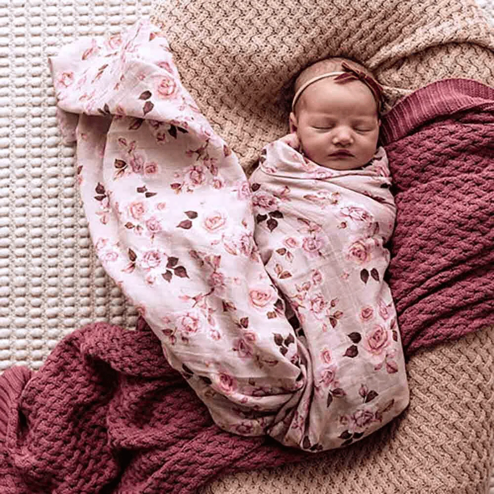 Snuggle Hunny Blossom Organic Muslin Wrap - Image 4