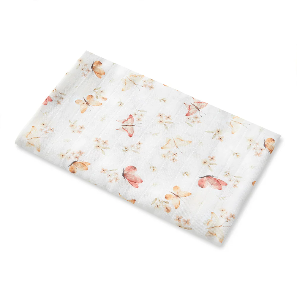 Snuggle Hunny Butterfly Organic Muslin Wrap - Image 2