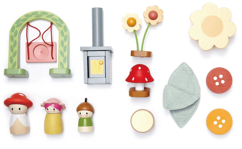 Tender Leaf Toys Merrywood Rosewood Cottage - Image 3