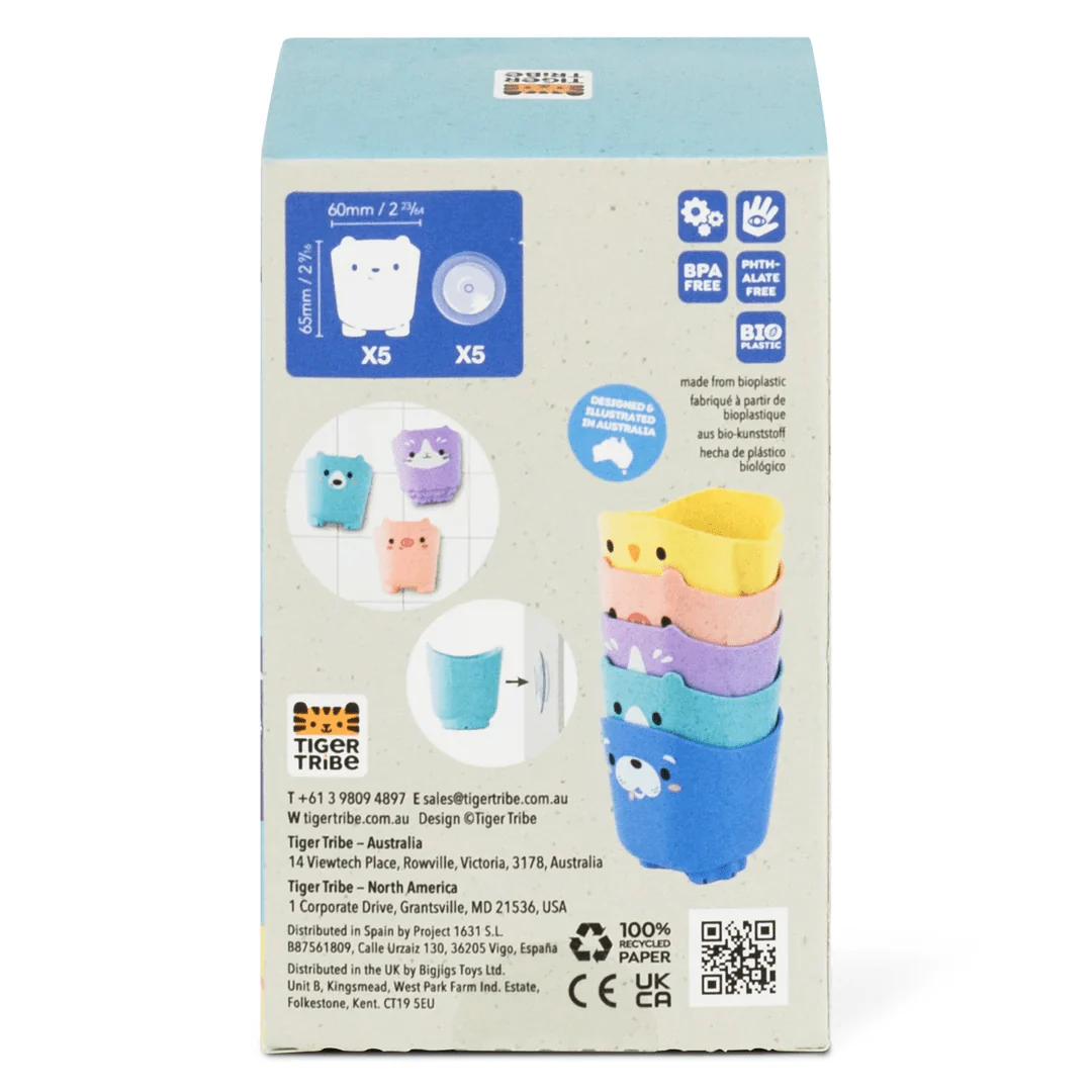 Tiger Tribe Pour & Play - Animal Cups - Image 4