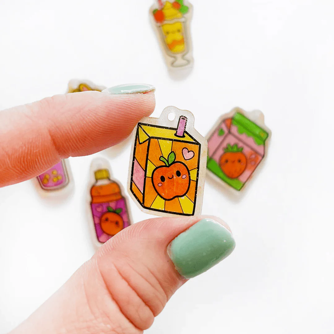 Tiger Tribe Shrinkorama - Charm Bracelet - Kawaii Drinks - Image 7