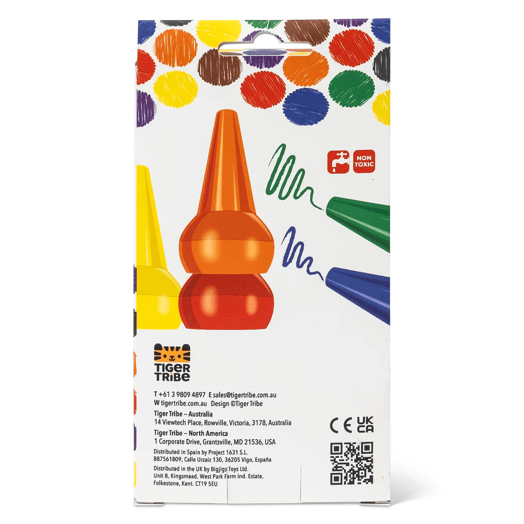 Tiger Tribe Stackable Crayons - Retro Rainbow - Image 10