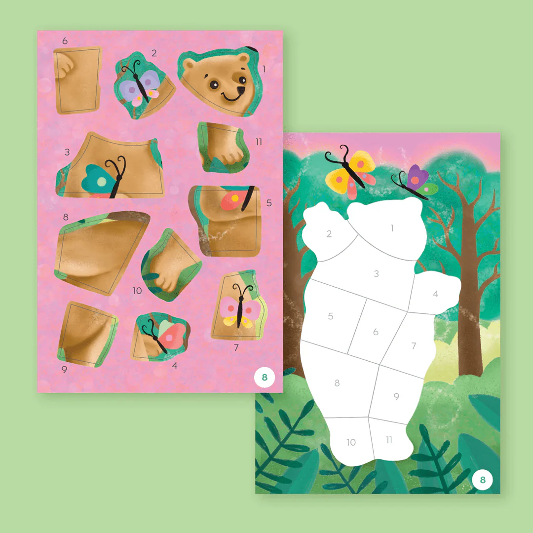 Tiger Tribe Sticker by Numbers - Animals - Image 3