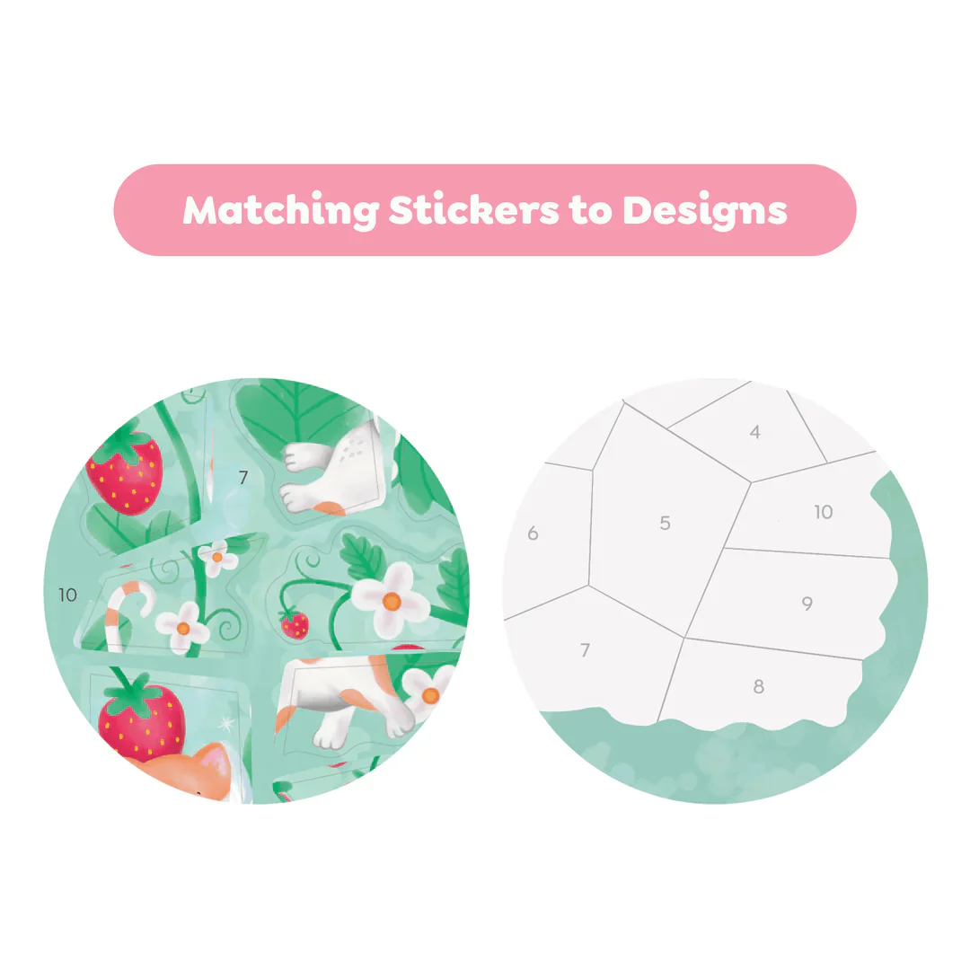 Tiger Tribe Sticker by Numbers - Magical Garden - Image 6