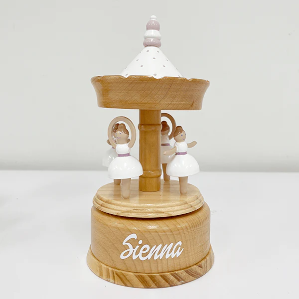 Wooden Musical Carousel - Ballerina - Image 5